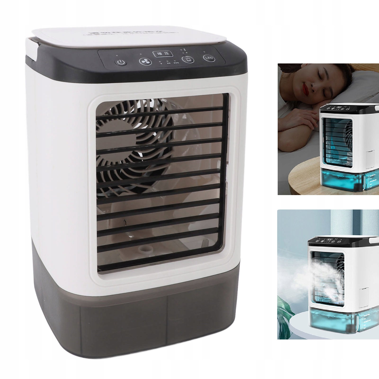 Mini air conditioner 12W 900ml water tank powered by USB ZG Range of energy efficiency classes A - G