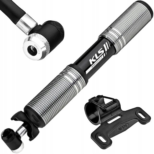 Mini bicycle pump with hose KELLYS DRIFT 80 psi / 5 bar ALU