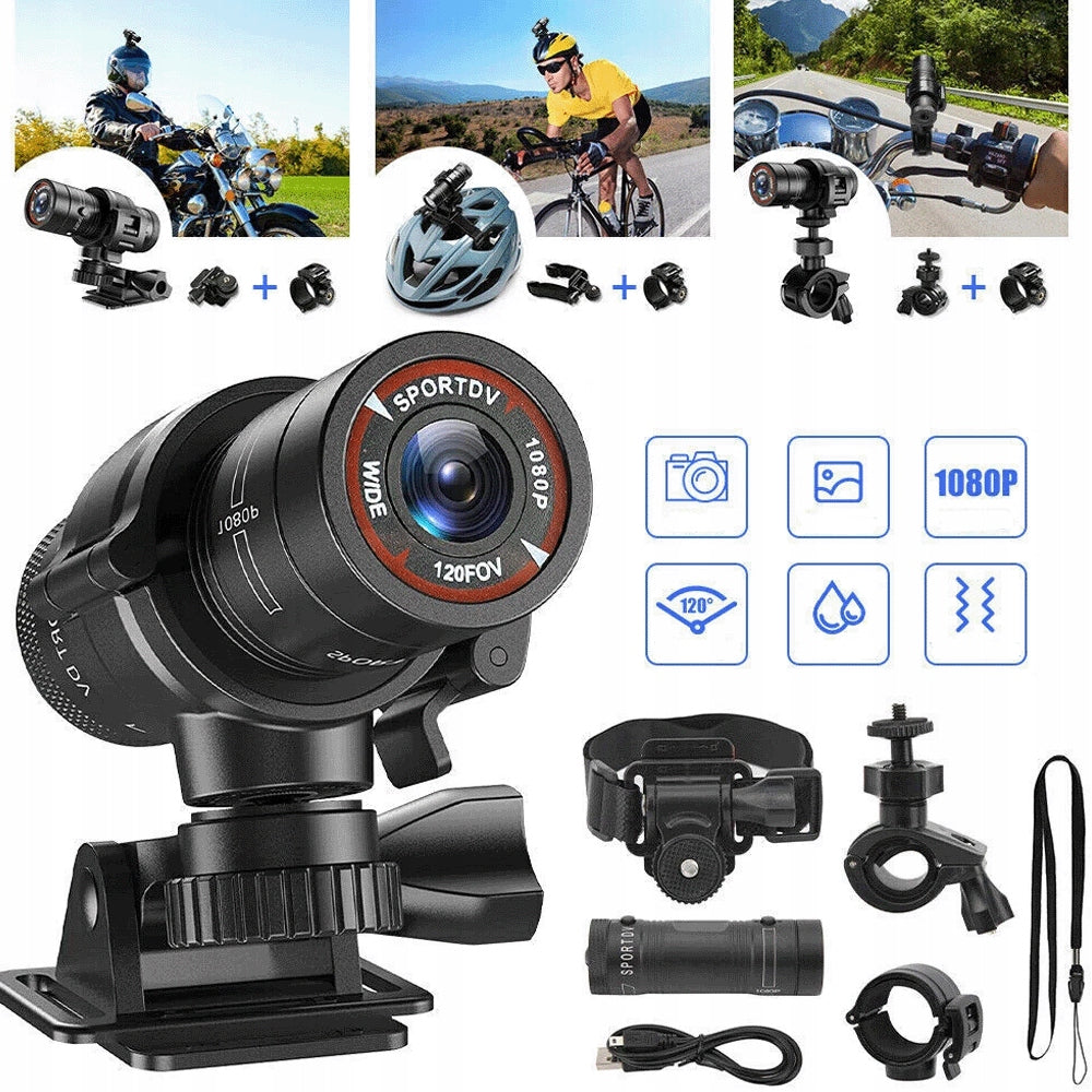 Mini camera 1080P for helmet or handlebar 1280x720 30fps action Packaging status original