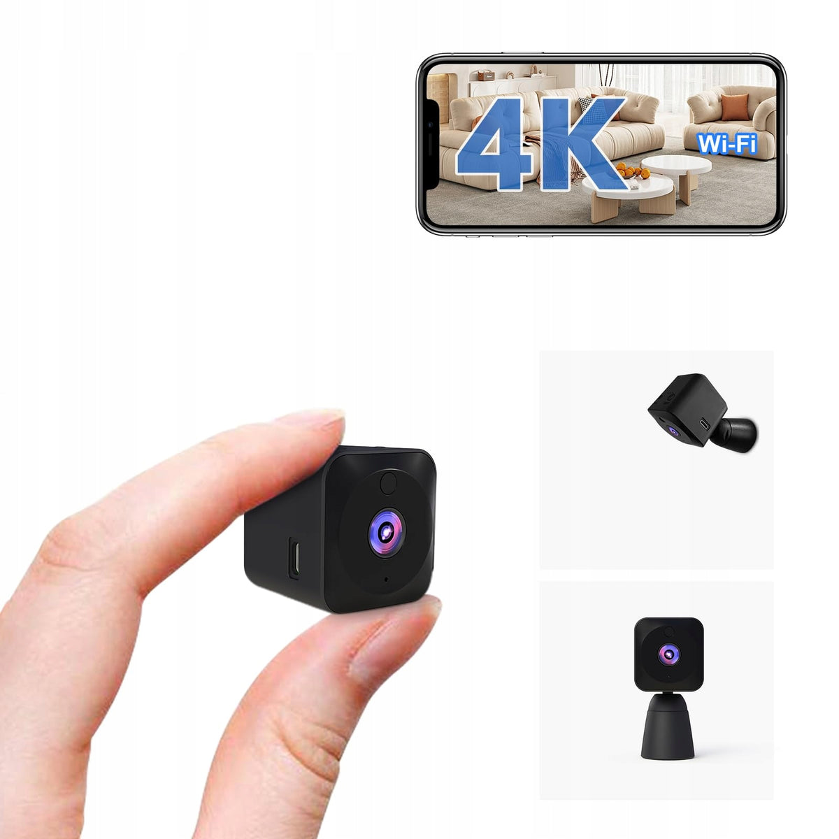 Mini camera, 4K HD WLAN (2,4 GHz