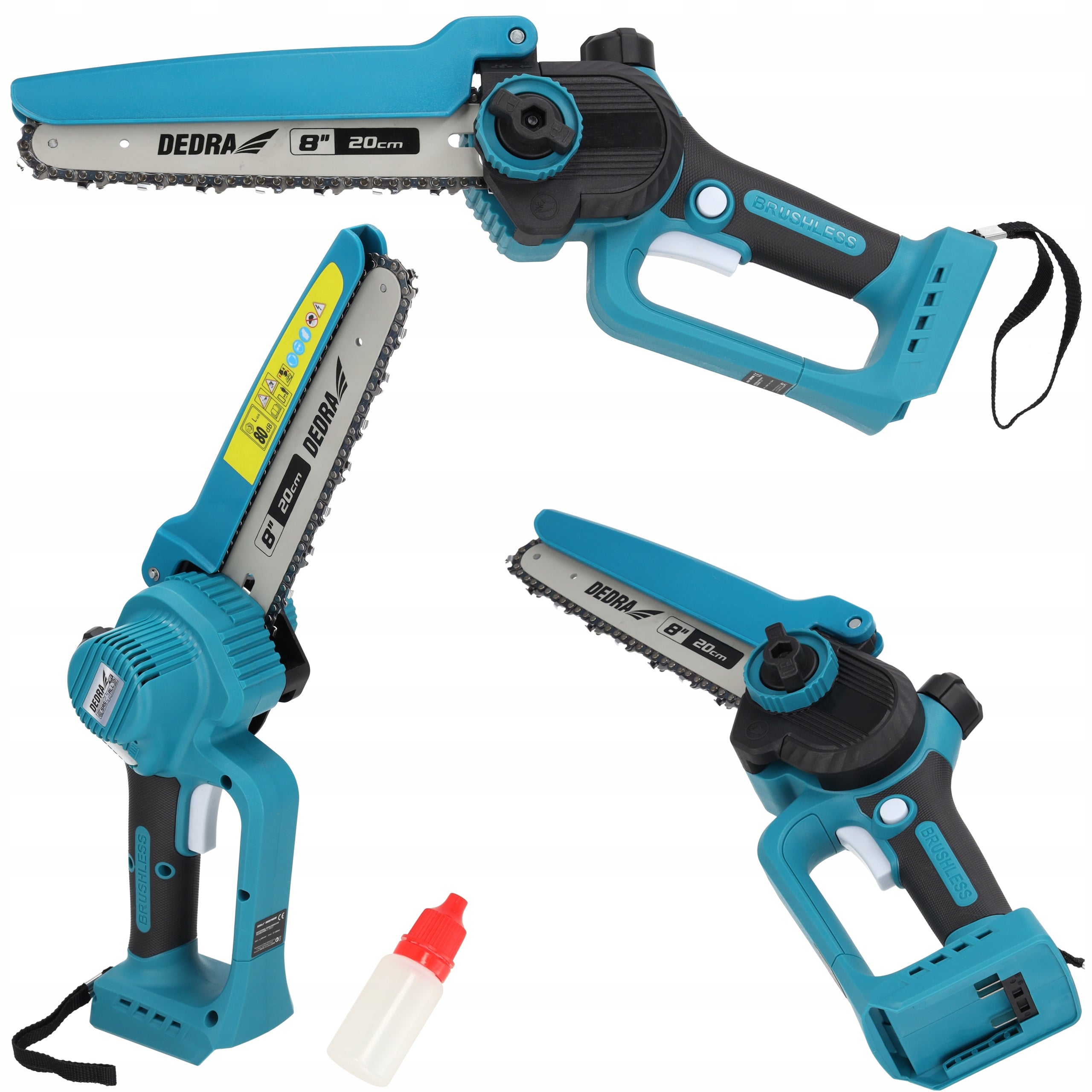 Mini chainsaw aku brushless mini chainsaw 18 V DEDRA SAS+ALL SOLO