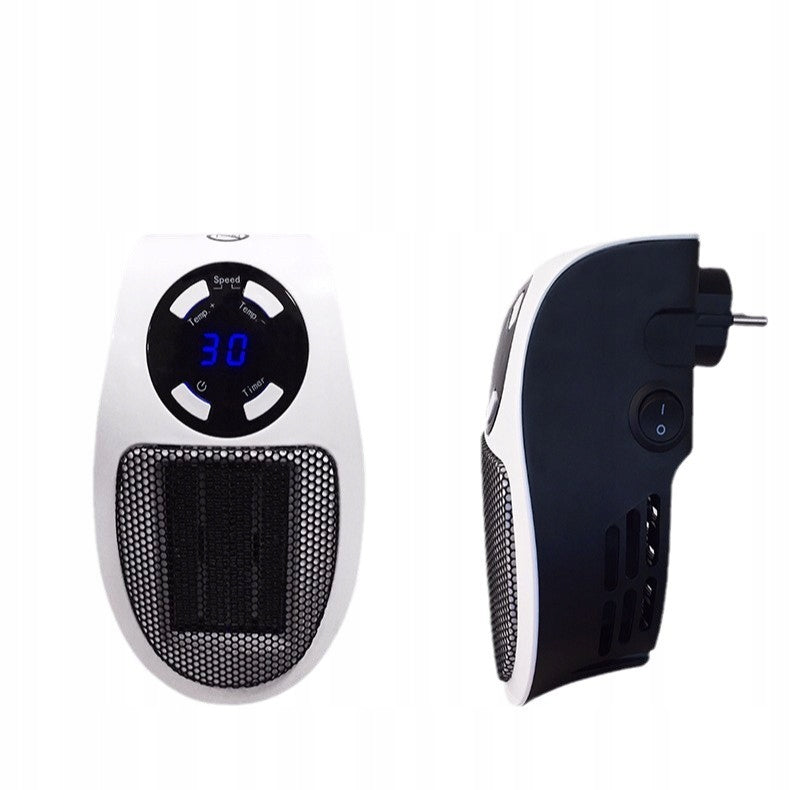 Mini electric heater with remote control – compact and efficient heat source Brand no brand