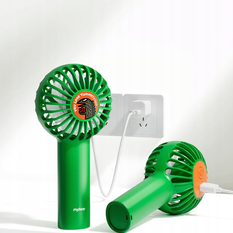 Mini fan Mideer portable fan green Dominant color green