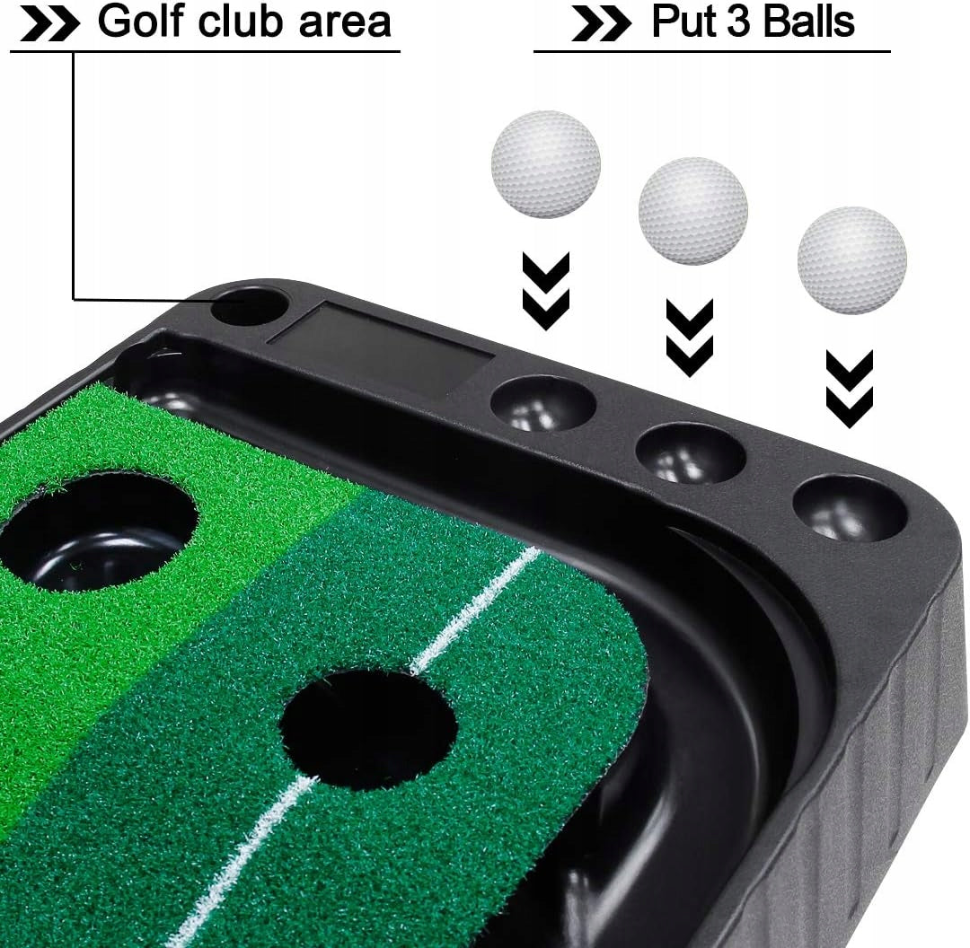 Mini golf game set mini golf green mat 3 balls learning training Manufacturer code 10009263202