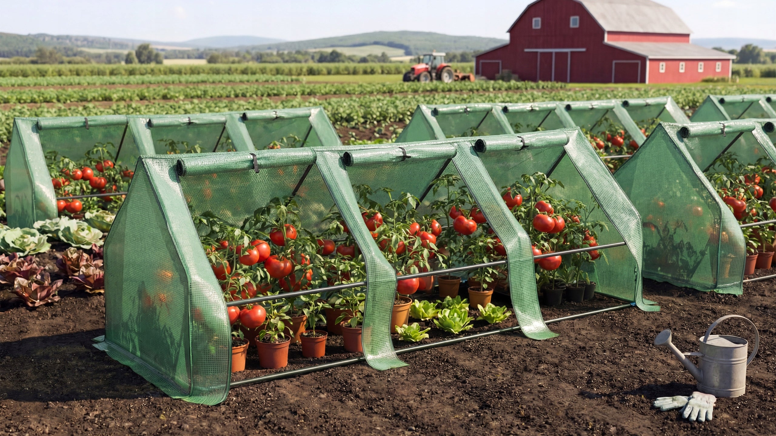 Mini greenhouse garden foil tunnel for growing plants foil 270×90x90 cm EAN (GTIN) 5903933572345