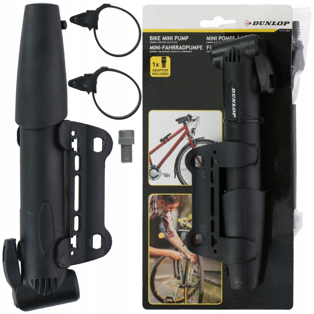Mini hand bicycle pump Dunlop 8bar