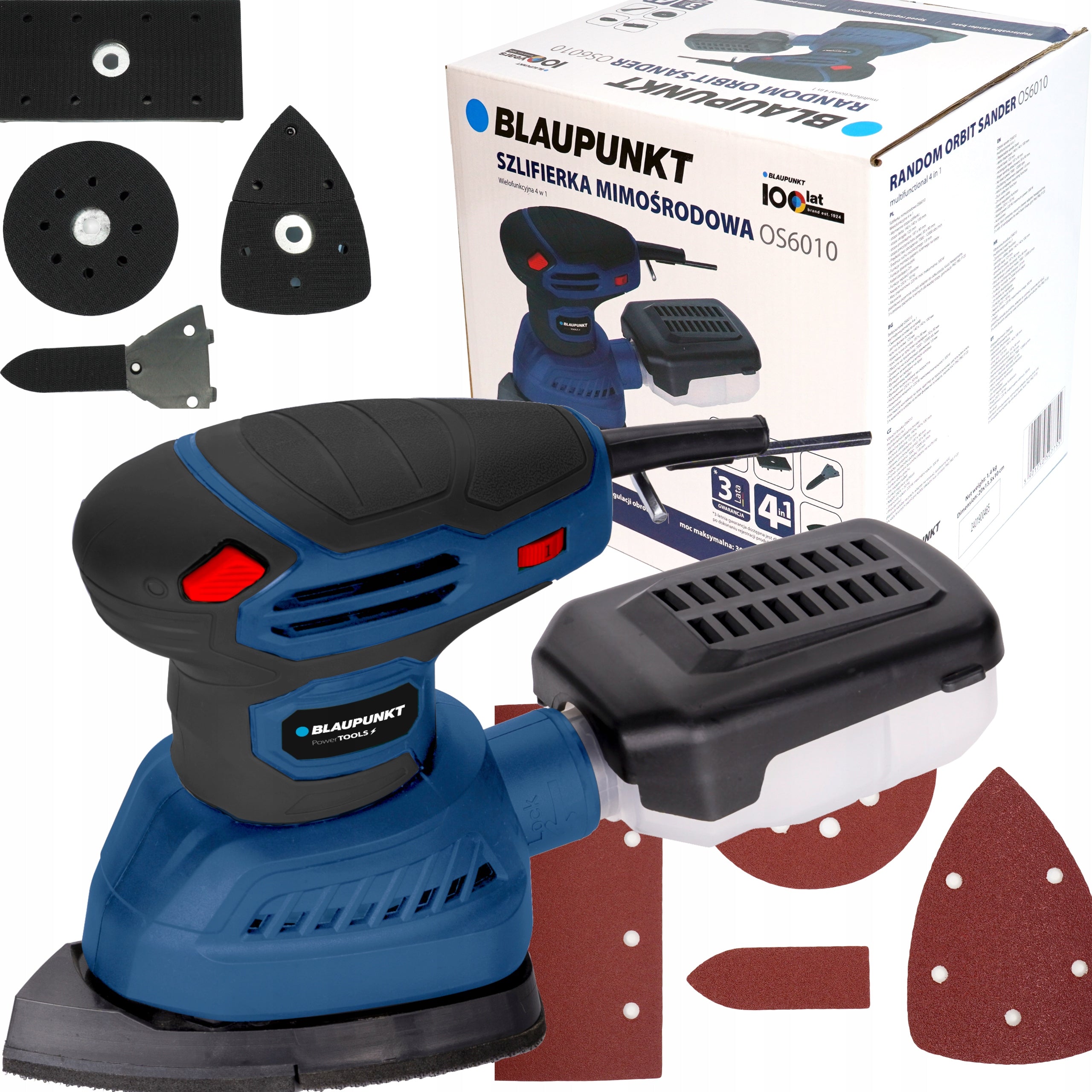 Mini medium grinder 4in1 Blaupunkt OS6010 speed control, delta