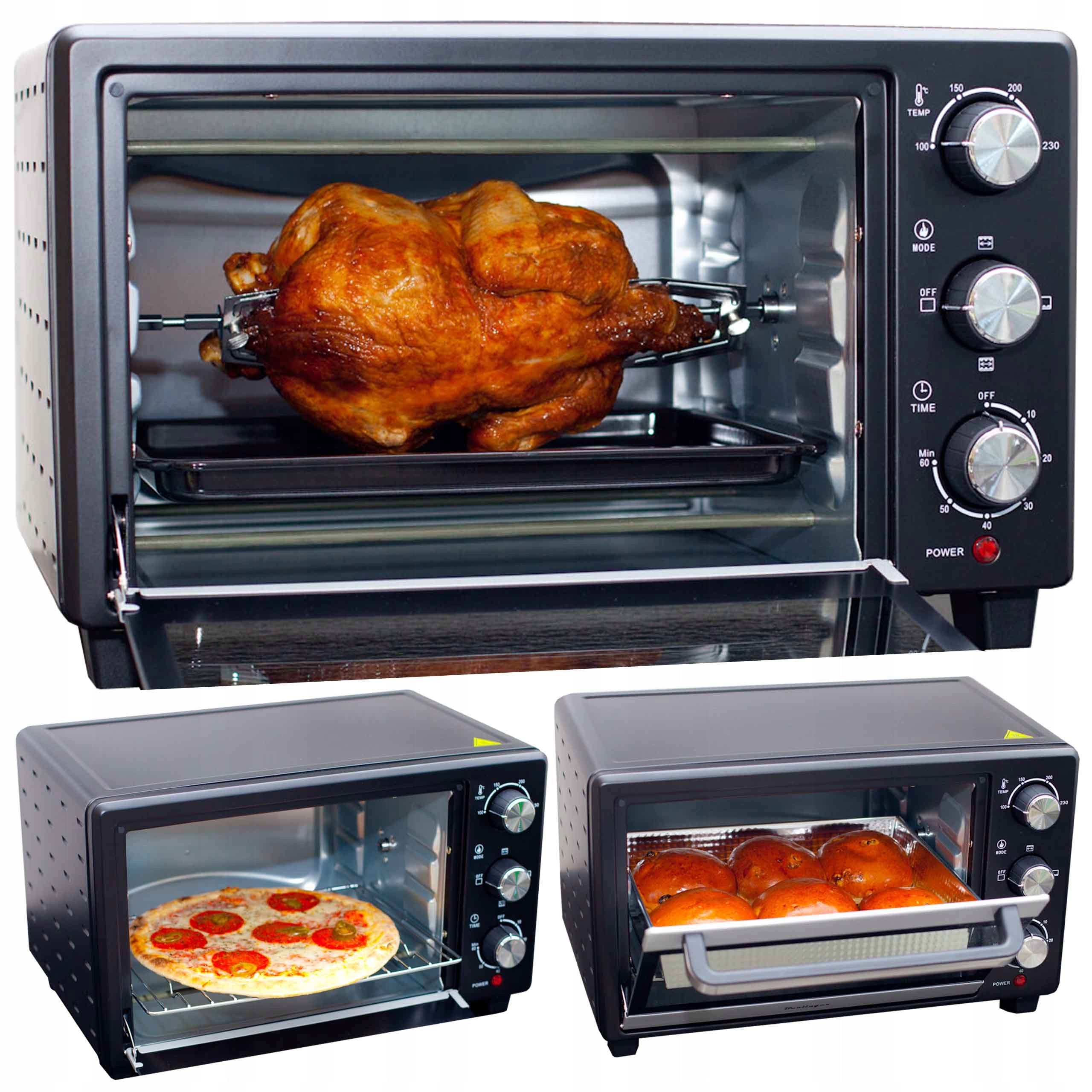 Mini oven 25L - mushroom dryer - thermocouple grill light