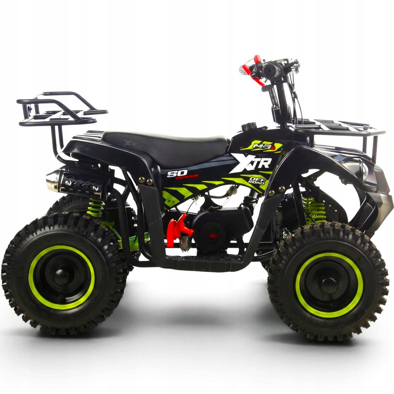 Mini quad for children 6 years+ from 130cm Combustion XTR M9 (Pull Start), Lime Manufacturer code M7 pull-start