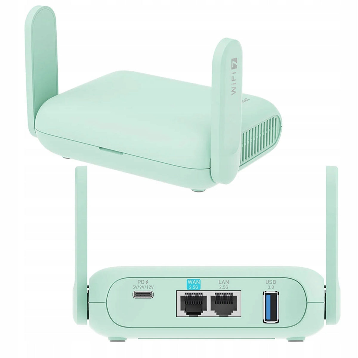 Mini router GLiNet Beryl 7 MT3600BE WiFi 7 BE3600 VPN 1100 Mb/s 2,5GbE