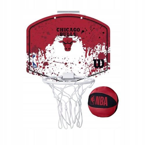 Mini-Basketballbrett mit Ball Wilson NBA Team Chicago Bulls, 30x25 cm 
