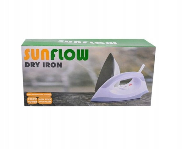 Mini tourist iron with Teflon coating Sunflow 1200 W white/grey Manufacturer code M1-2010