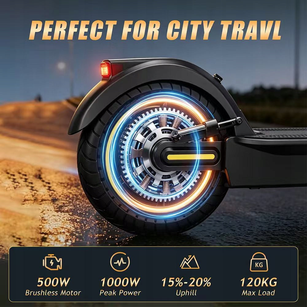 Minicee 500W Adult Electric Scooter - Foldable Design, 30km Range 19km/h Packaging status original