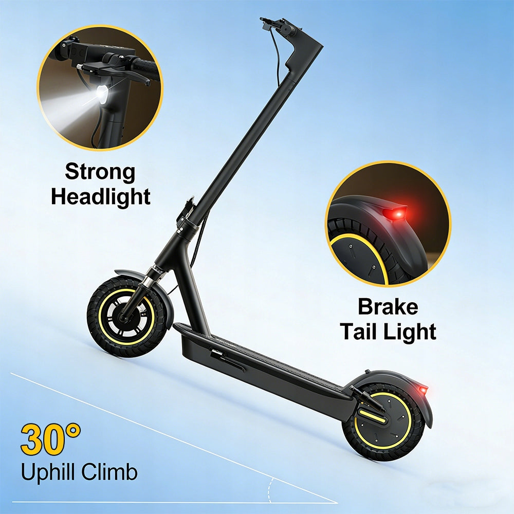 Minicee Adult Folding Electric Scooter - 500W Motor , 19km/h 10-Inch Tires Packaging status original
