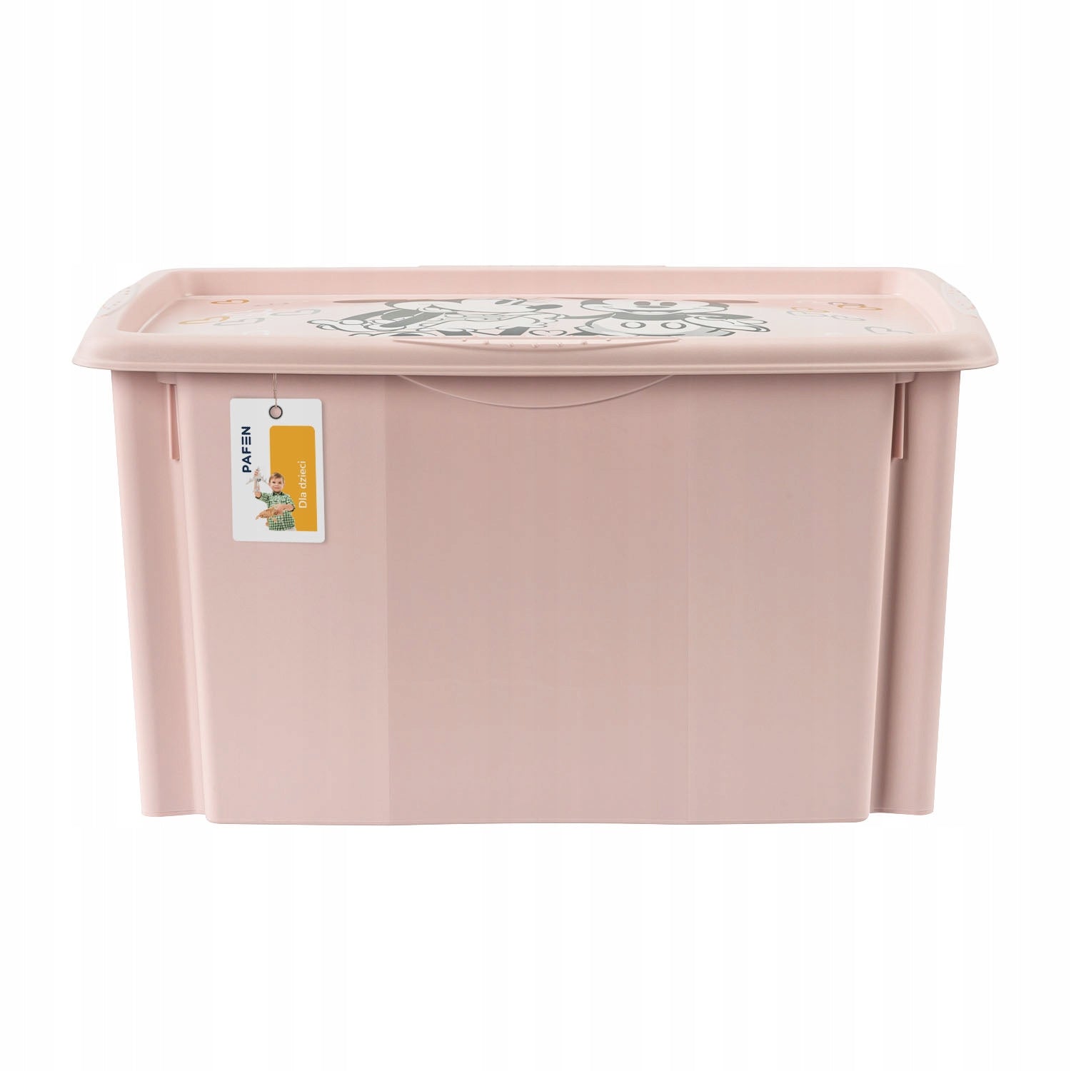 Minnie Mouse 45L Lockable Toy Container Color pink