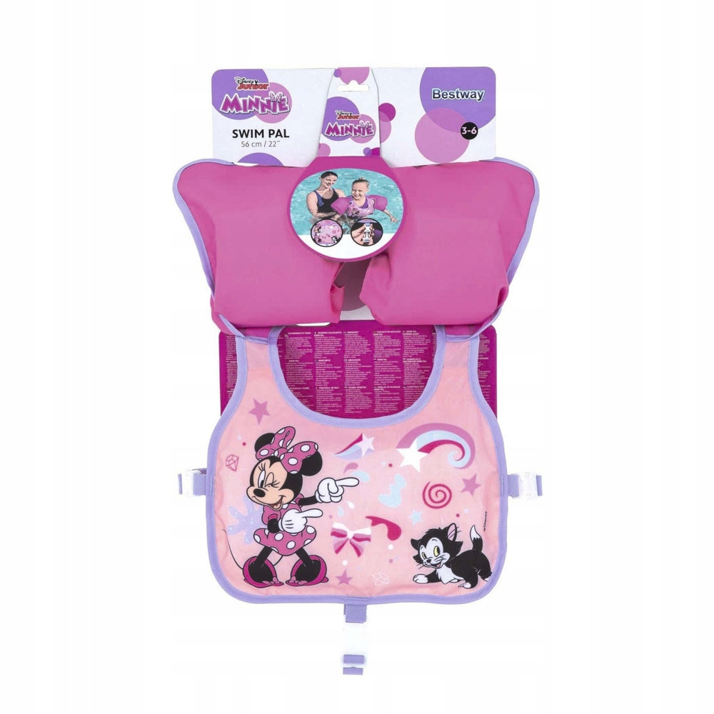 Minnie Mouse Swimming Vest Pink Bestway 9101A Model Myszka Minnie