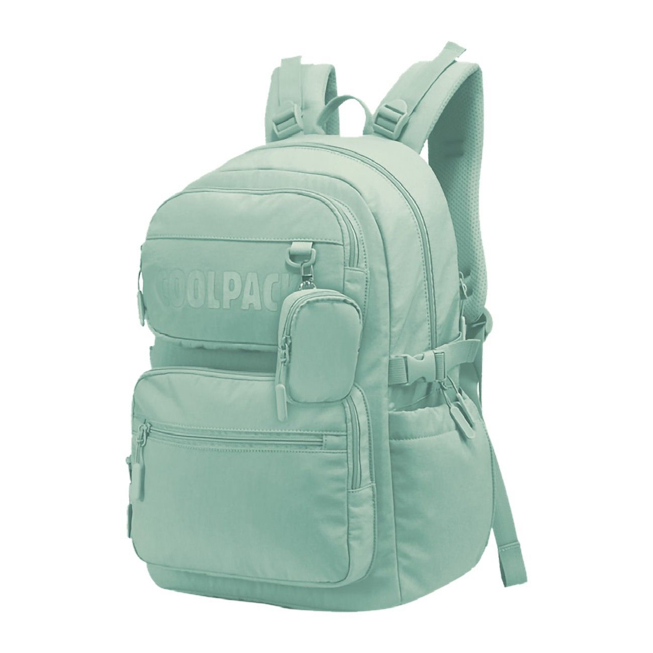 Mint School Backpack COOLPACK LARK PASTEL MINT - single compartment