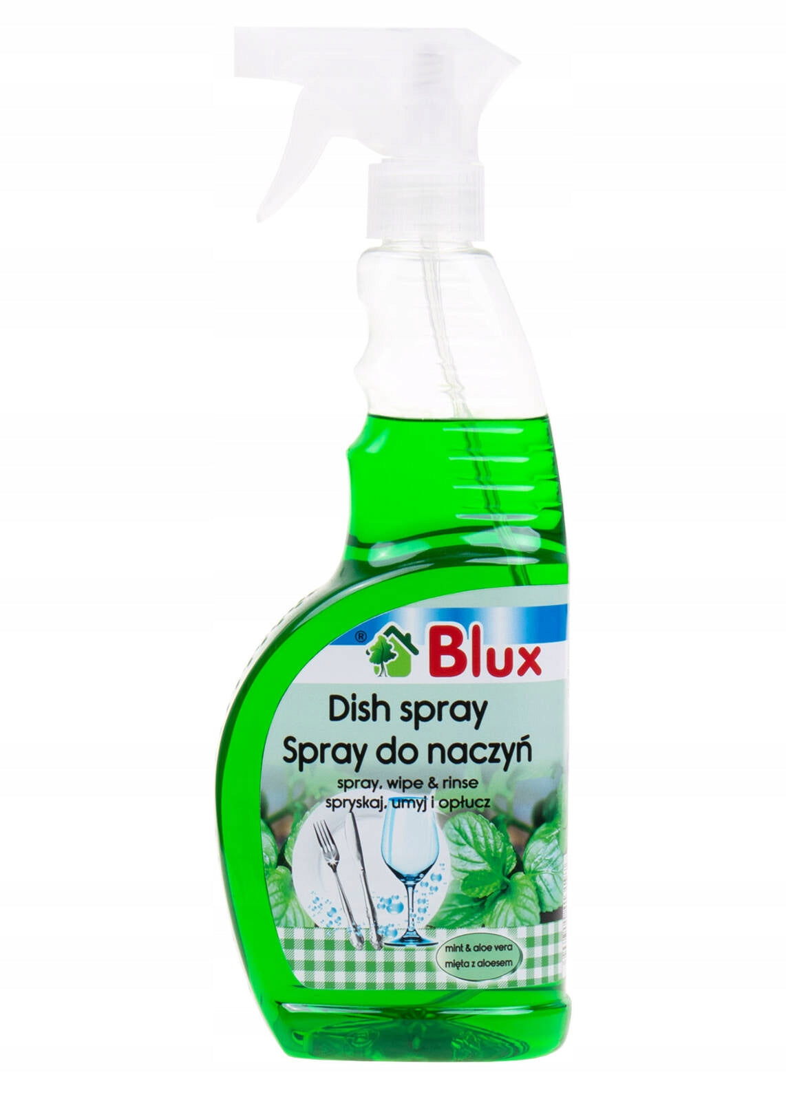 Mint-scented dishwashing spray 650 ml