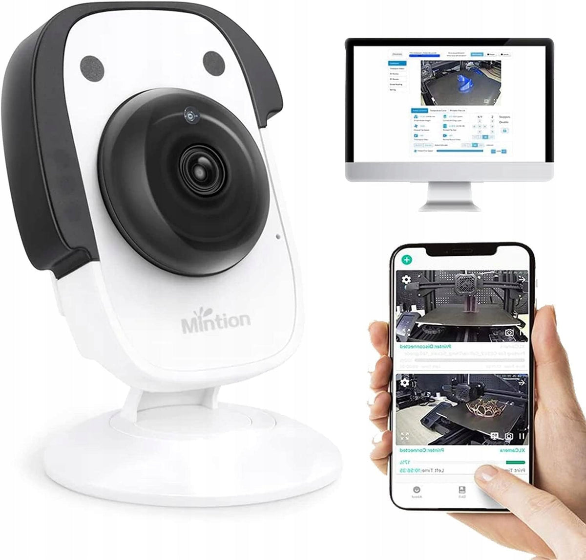 Mintion Beagle 1080p WiFi 3D Printer Time-lapse 360