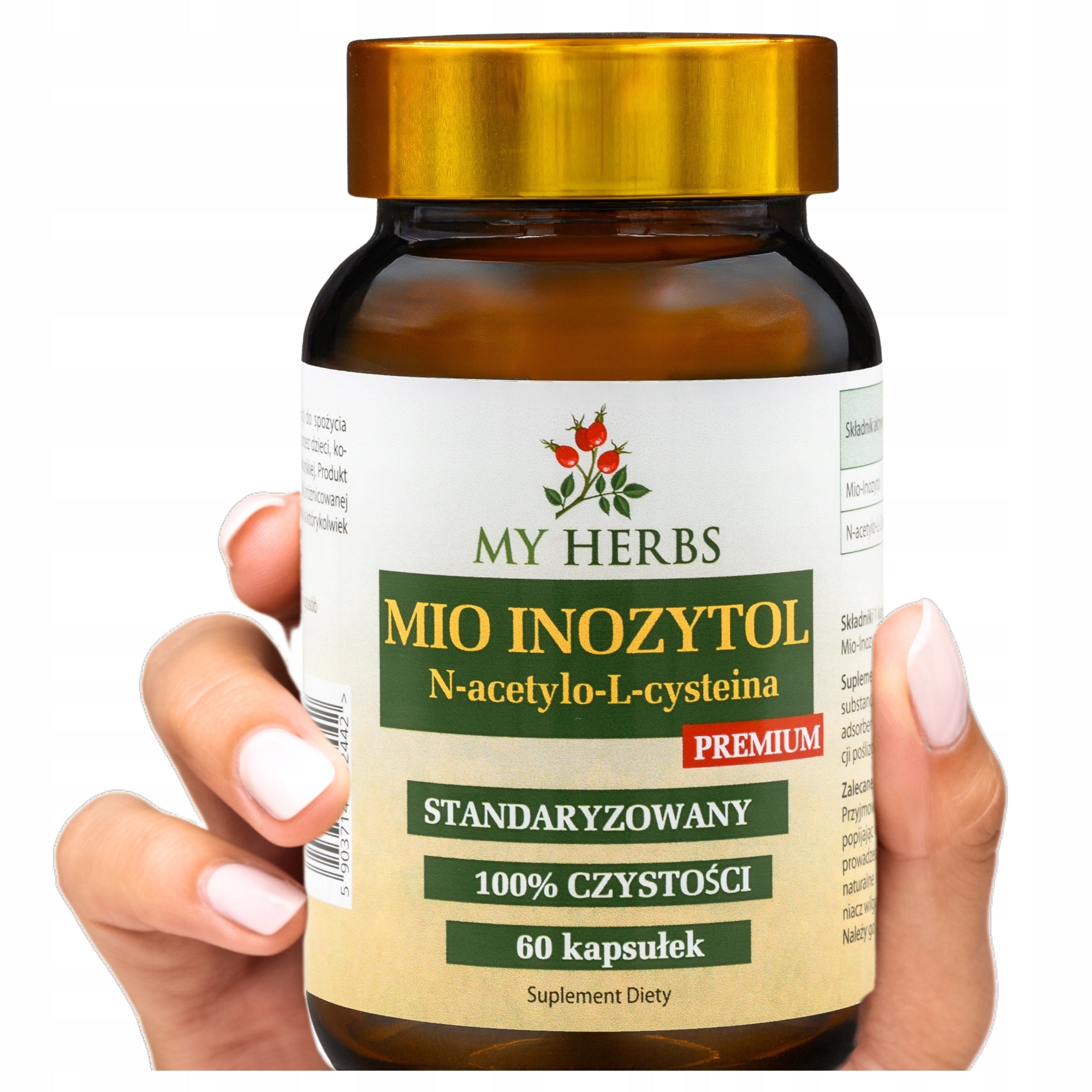 Mio Inositol N-Acetylcysteine Premium Standardized 60pcs Premium Hormones