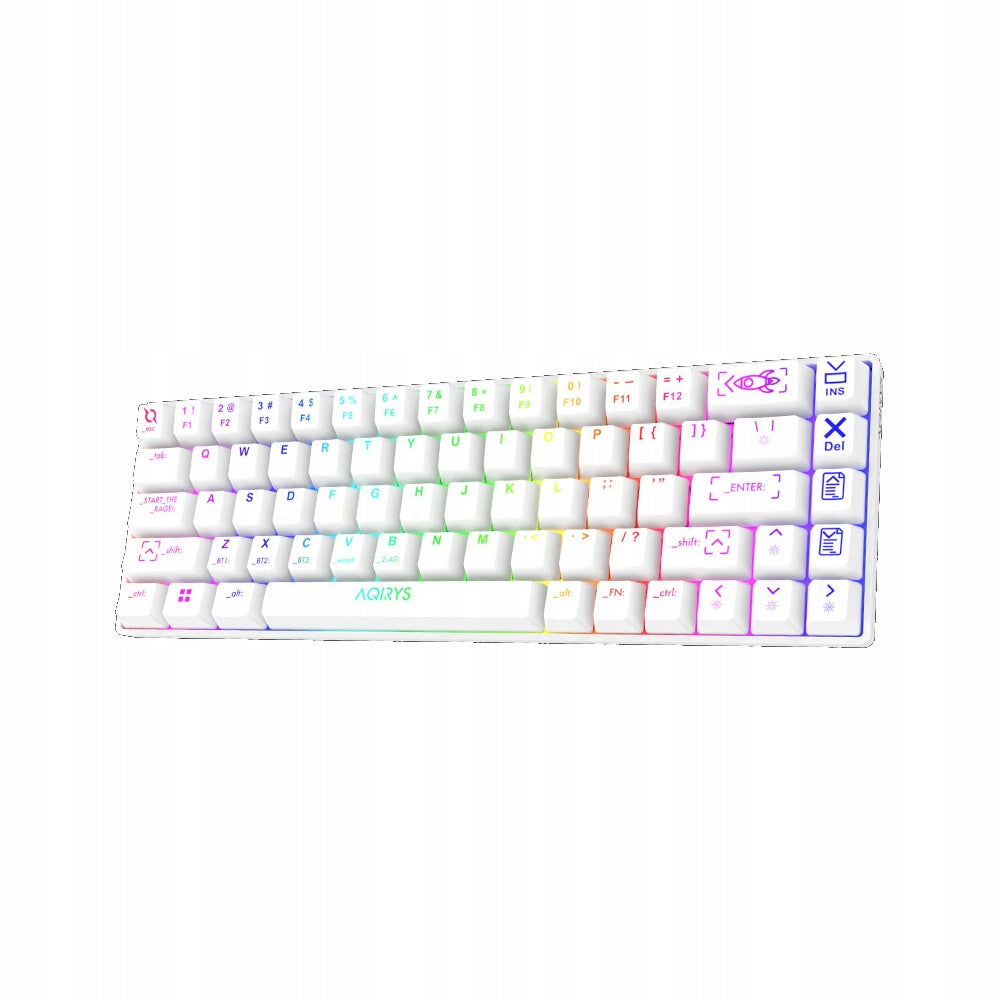 Mira 2.0 RGB Backlit Wireless Bi Mechanical Gaming Keyboard Manufacturer AQIRYS