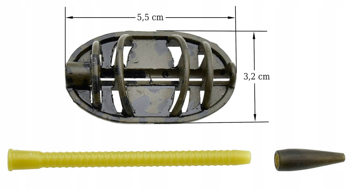 Miracle Fish Method feeder Dura Flat + mold 40+40g Brand Miracle Fish