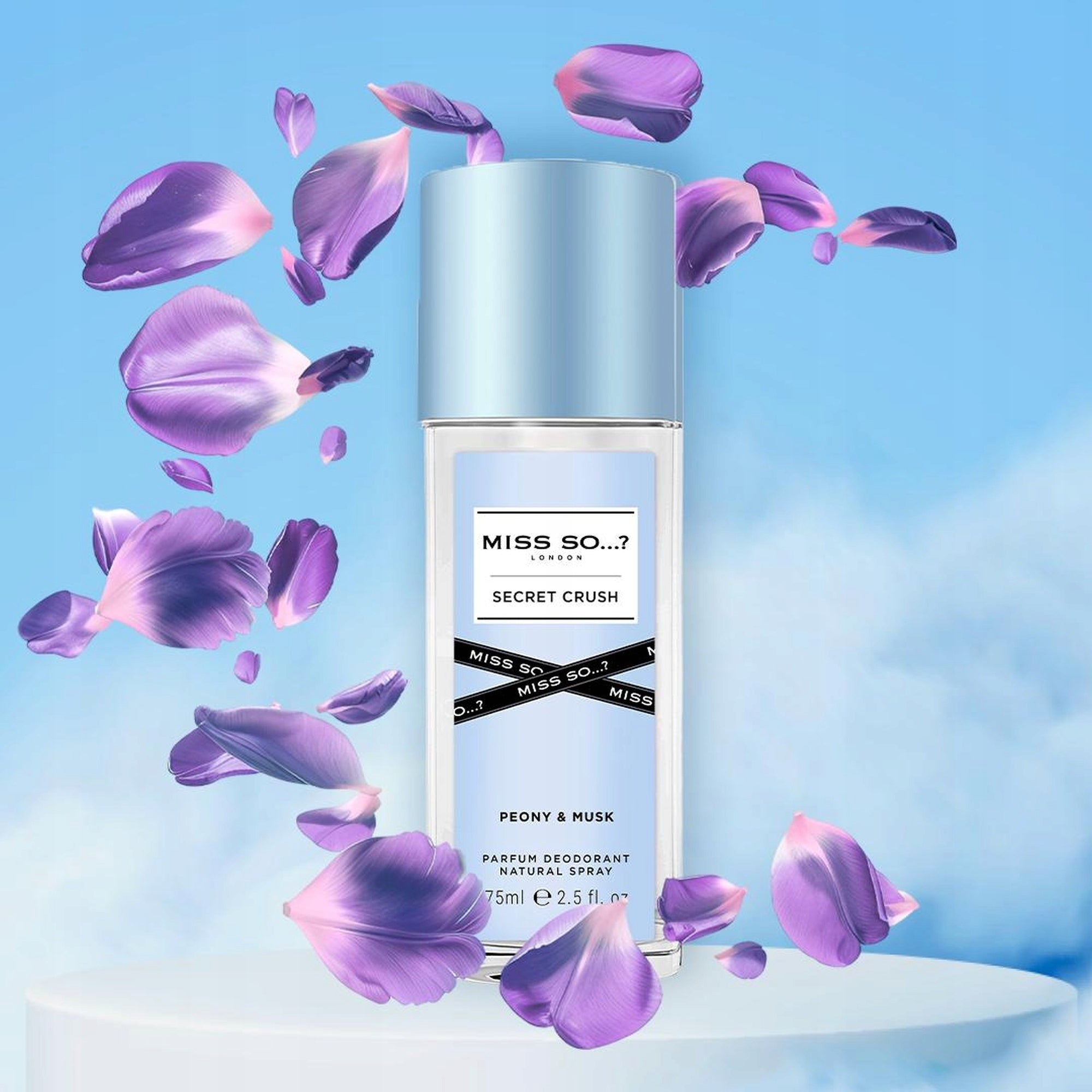 Miss SO...? London Secret Crush Perfumed Natural Deodorant Spray 75ml EAN (GTIN) 5018389043933
