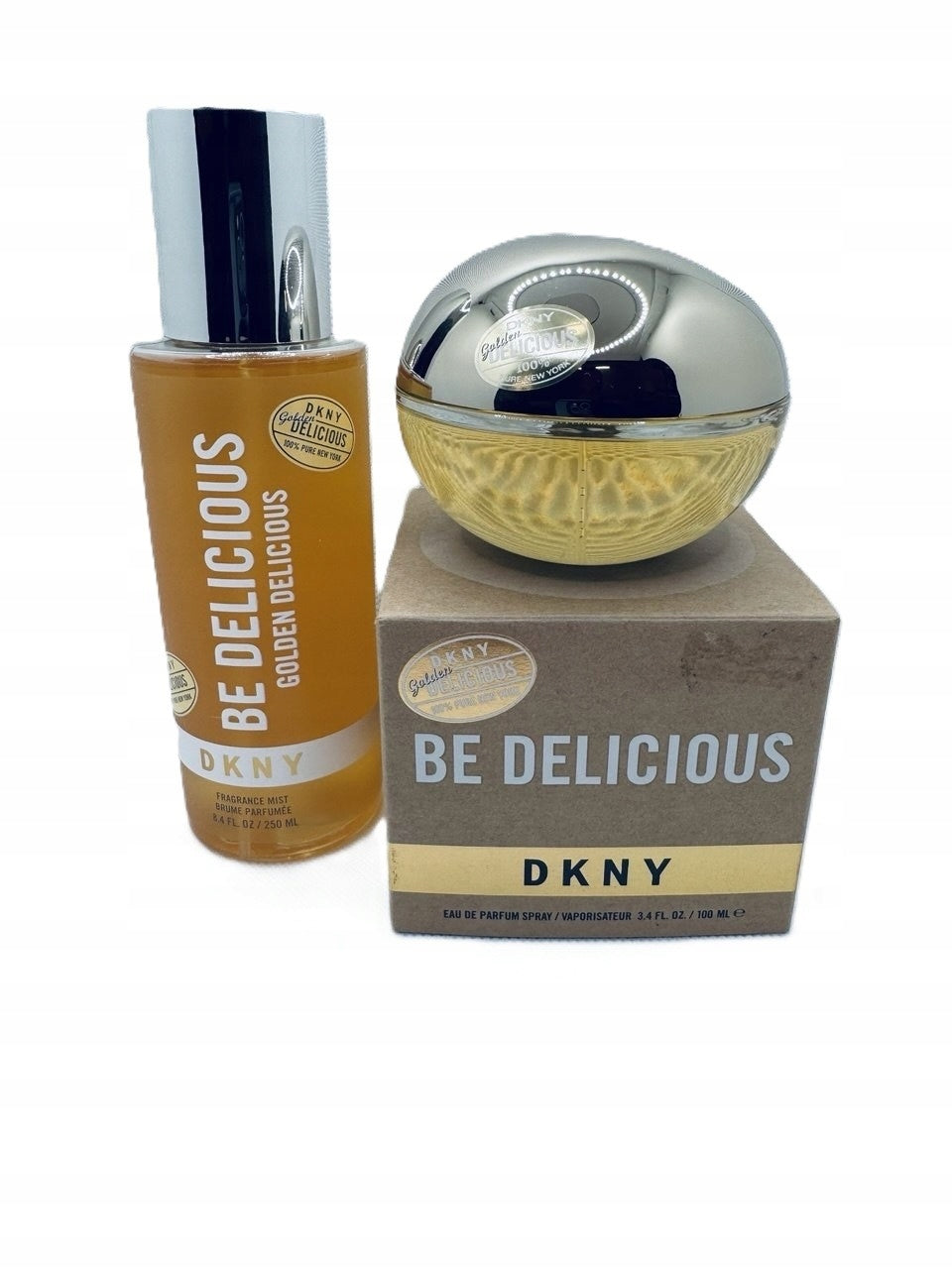 Mist 250 ml + Perfume 100 ml DKNY Be Delicious Golden