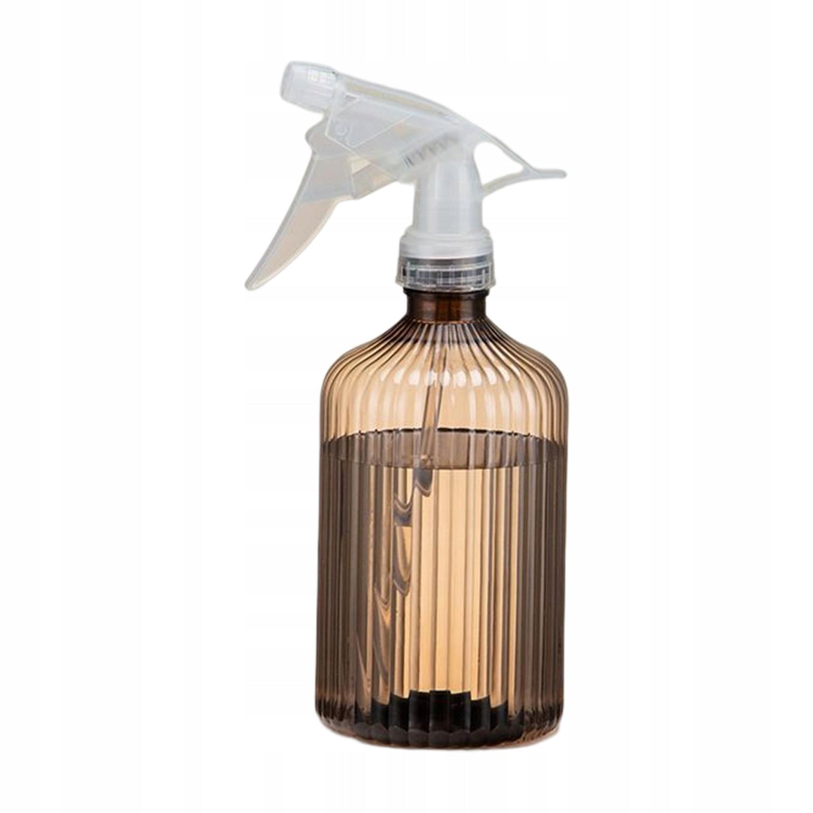 Mister Spray Bottle Transparent Body Fine Mist Multipurpose Large Brown