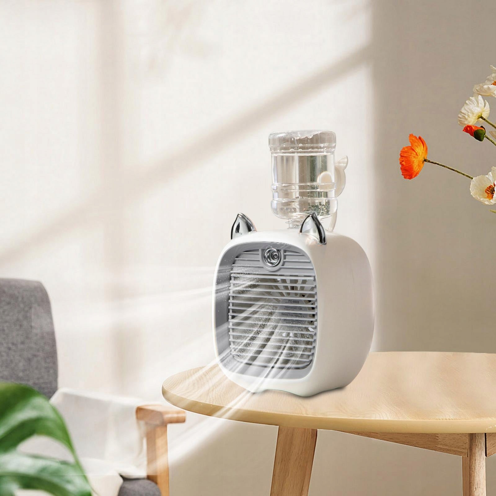 Misting Fan Portable Mister Spray Water Power 0 W