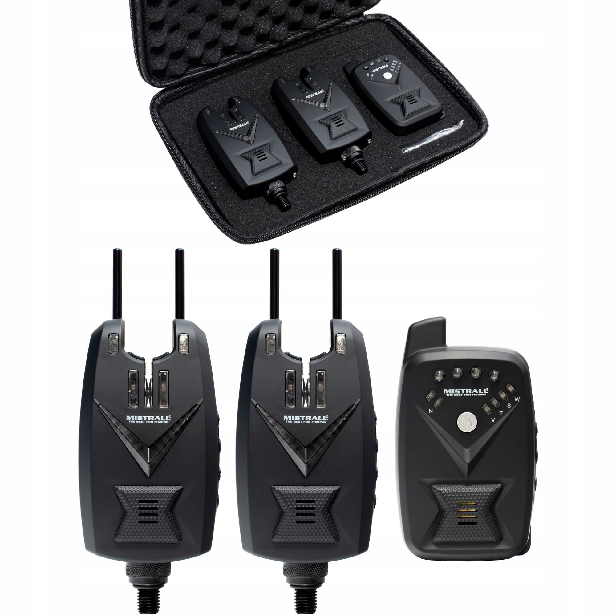 Mistrall Set of beacons 2+1 Red Green