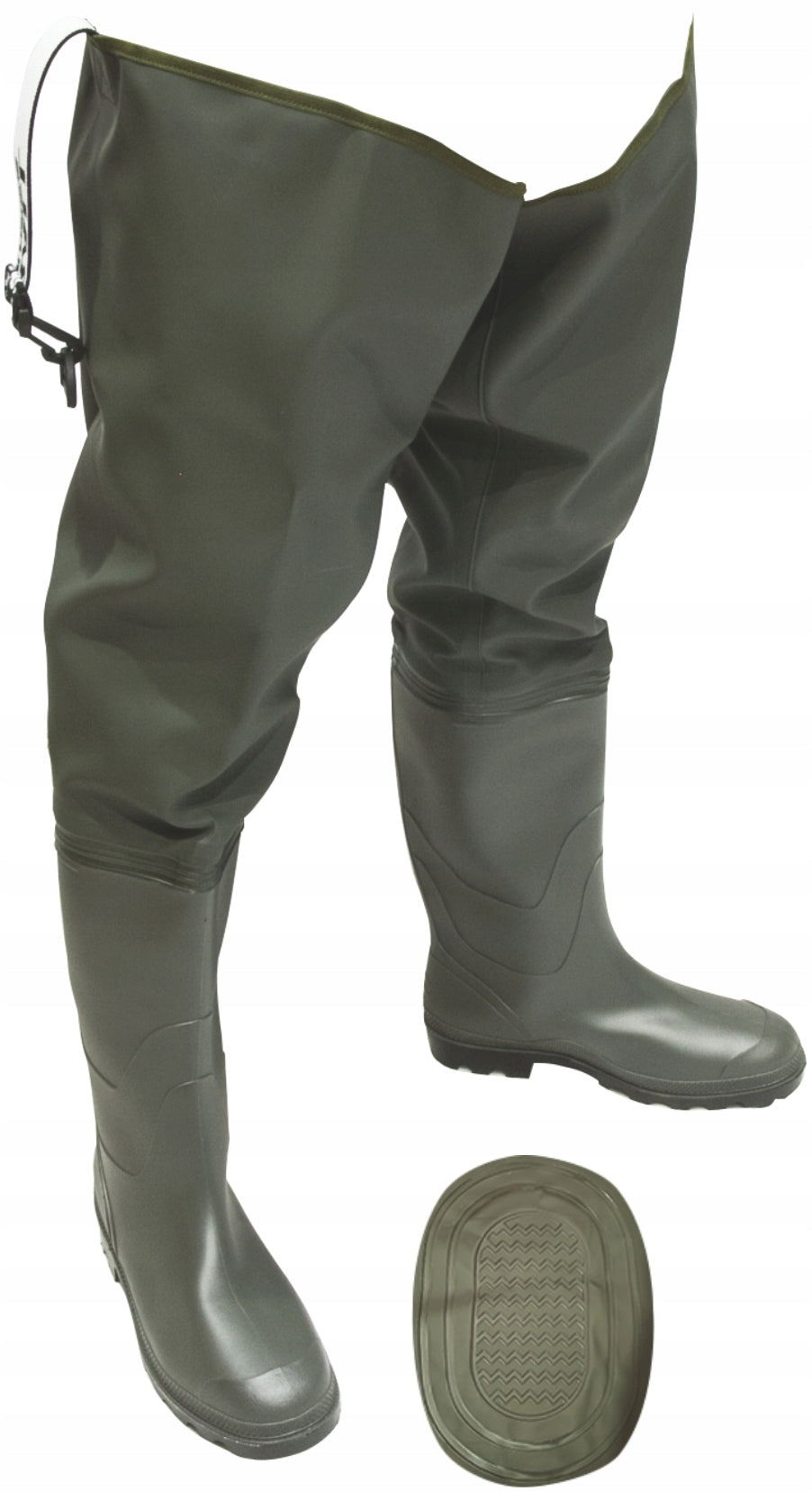 Mistrall fishing waders PVC wellies size 45 for wading freebie Brand Mistrall