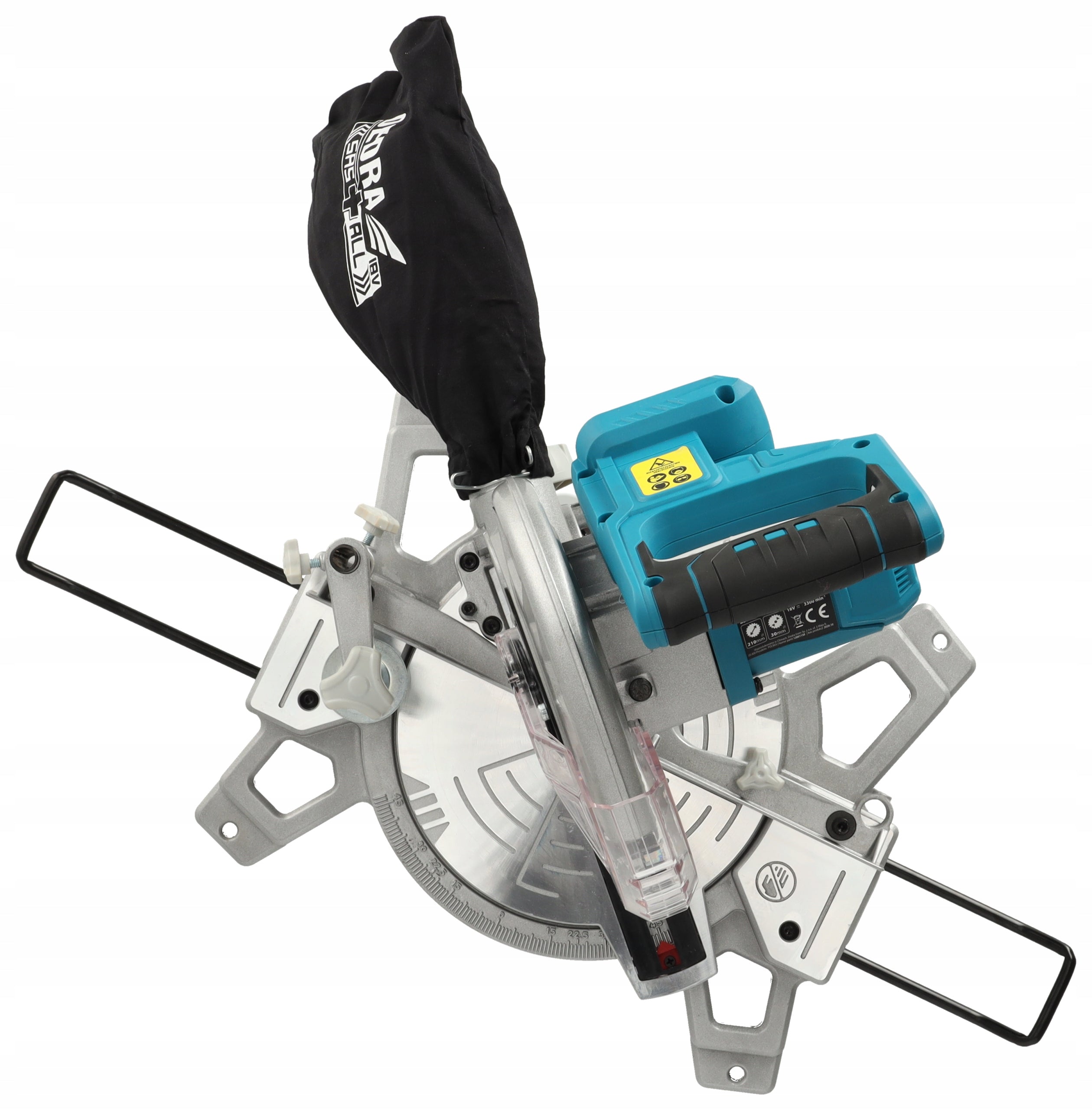 Miter saw cordless bevel saw for wood 210mm DEDRA SAS+ALL Disc diameter 210 mm