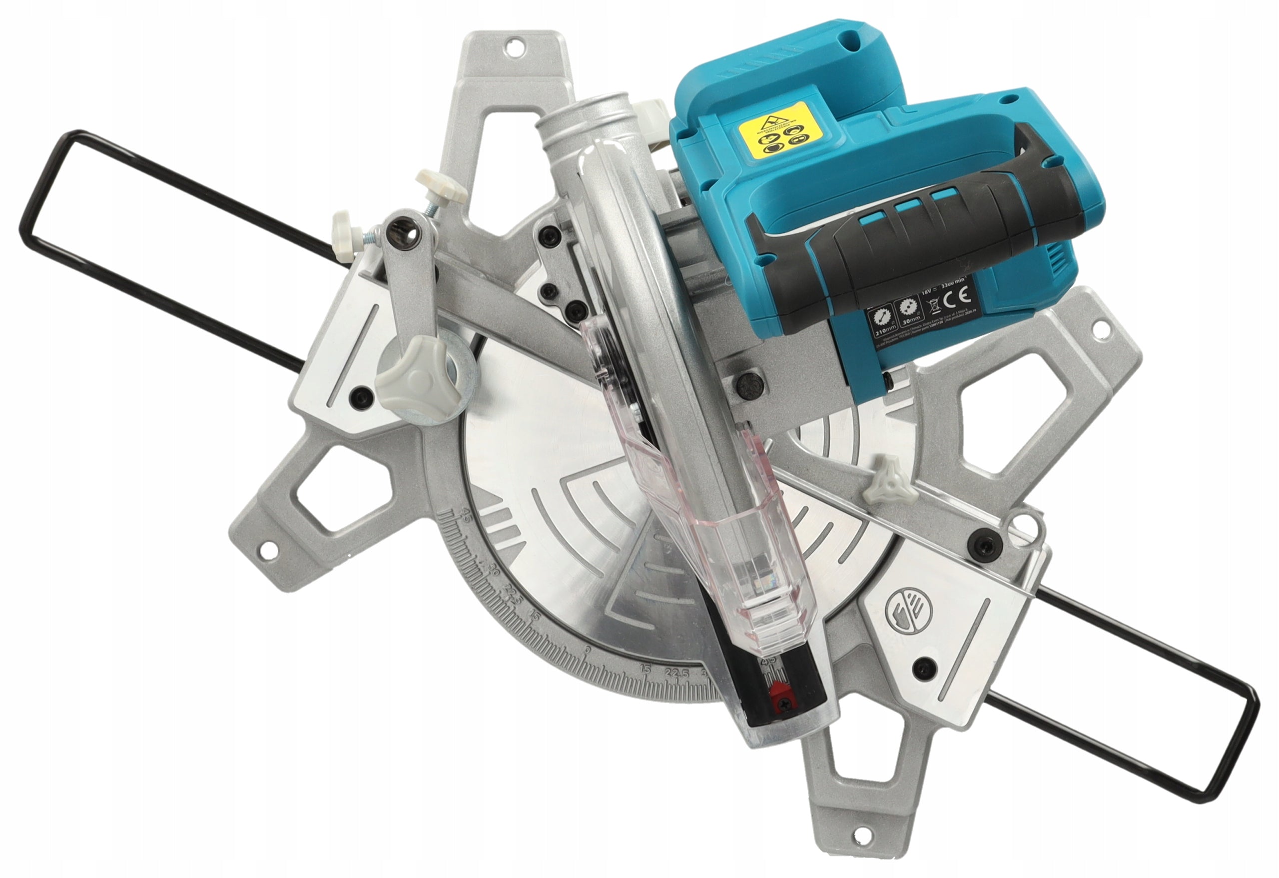 Miter saw cordless bevel saw for wood 210mm DEDRA SAS+ALL Series System jednej baterii DEDRA SAS+ALL