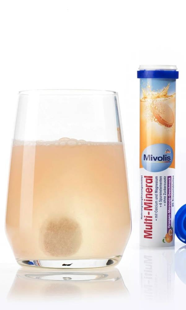 Mivolis Multi-Mineral Effervescent Tablets 20 Pack, 82 g from Germany Packaging status original