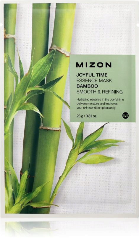 Lakštinė veido kaukė su bambuku Mizon Joyful Time Essence Mask Bamboo 23g