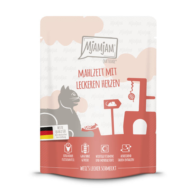 Mjamjam wet cat food MEAL WITH HEART 0,3 kg