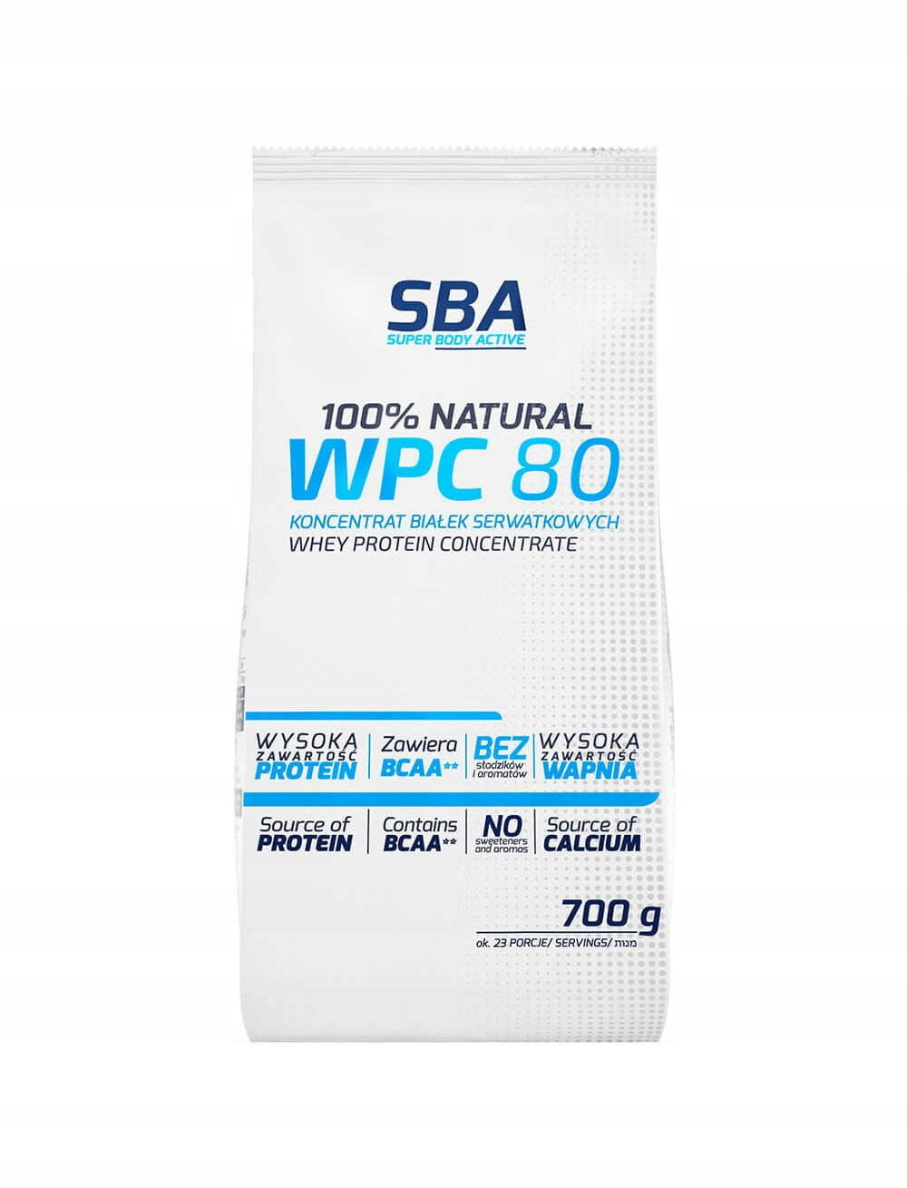 Mlekovita Protein Conditioner 700g WPC Protein Concentrate 80 Natural Flavour Expiration date not specified
