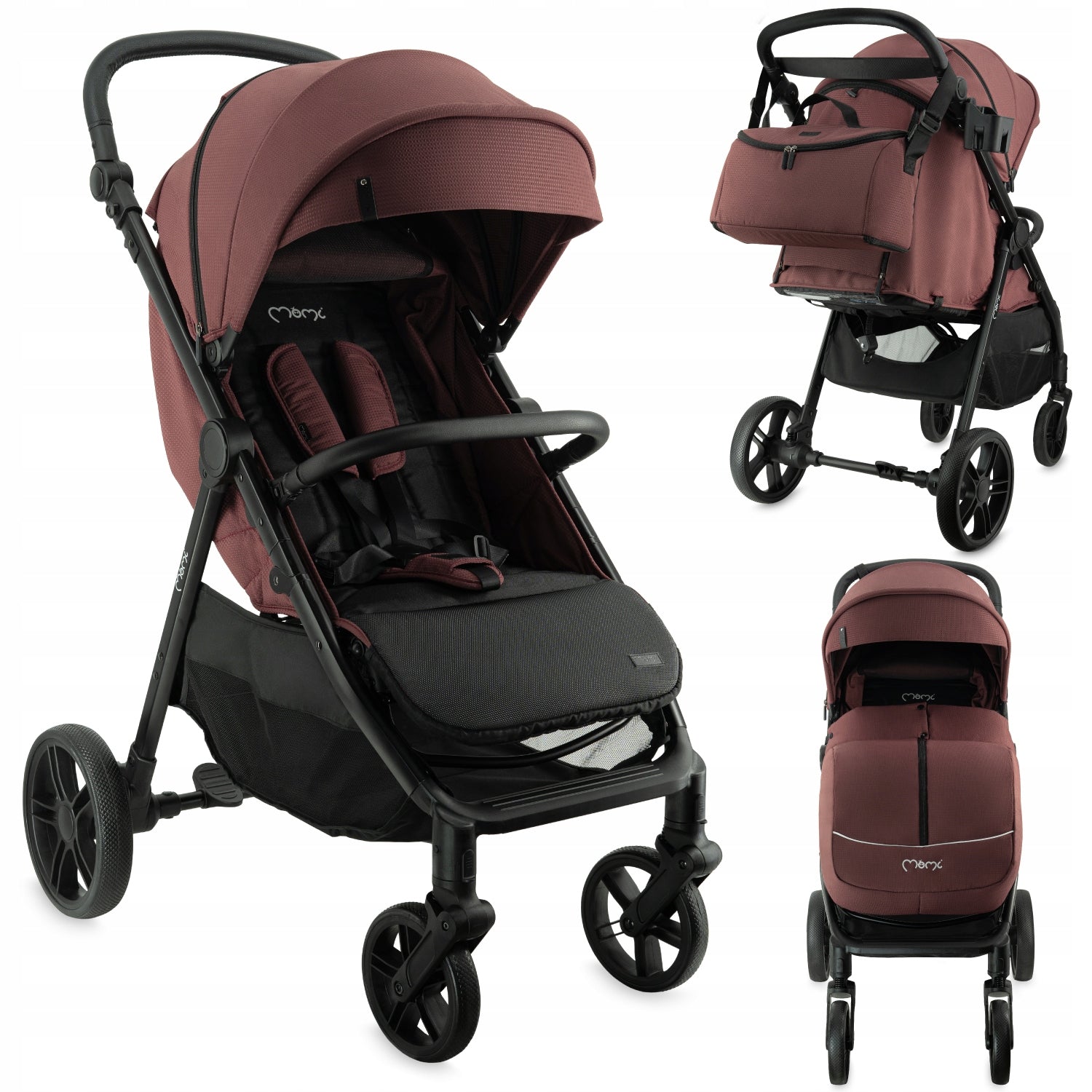 MoMi CLARA red stroller bag Brand MoMi