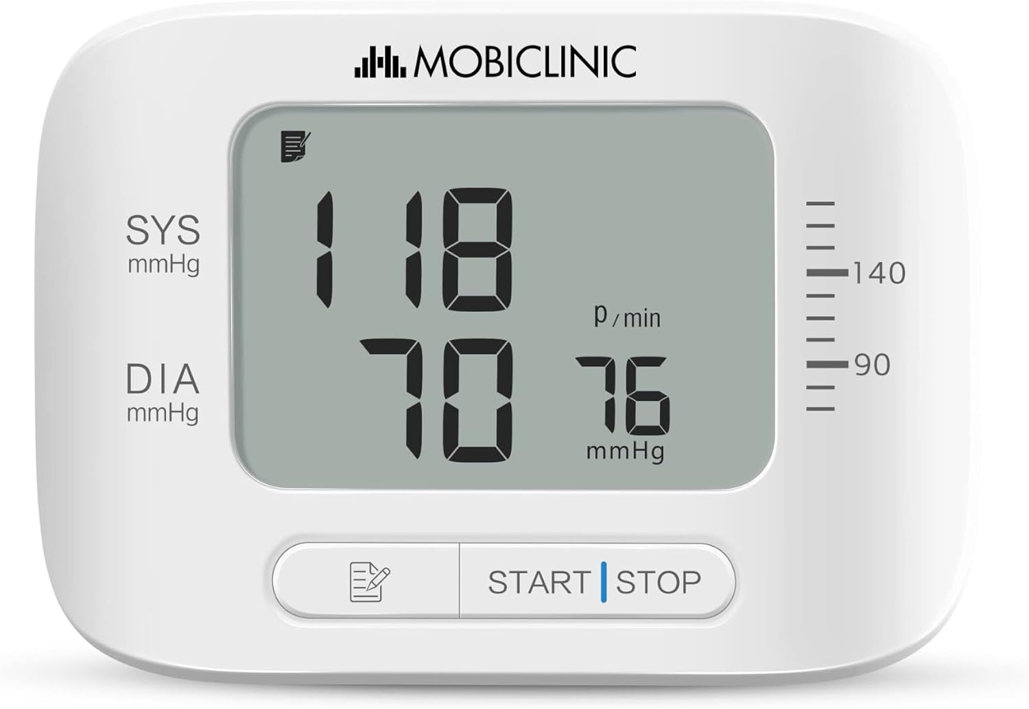 Mobiclinic Wrist blood pressure monitor memory 99 measurements QE-00072/36
