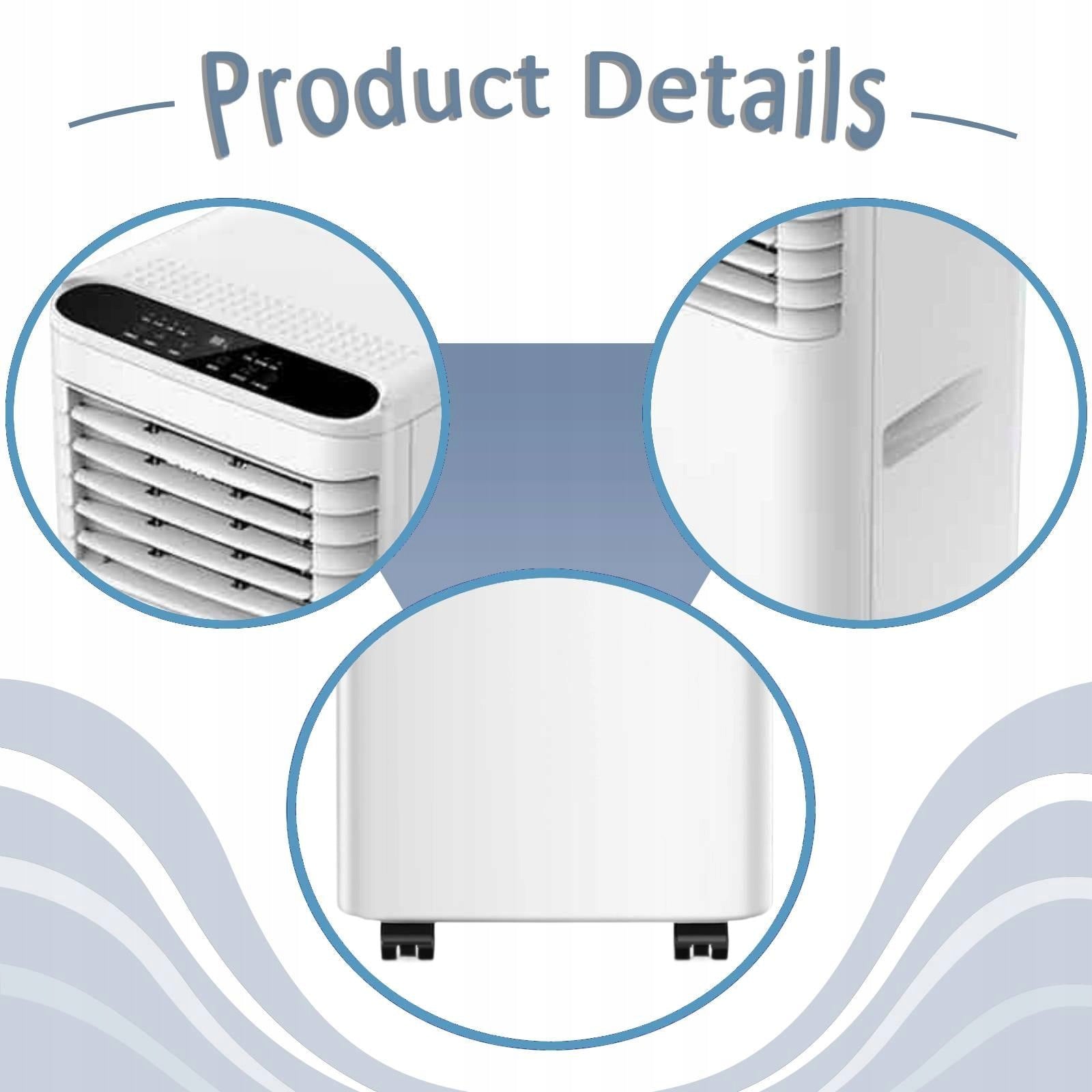 Mobile Air Conditioner No Installation Required Quiet Office with Timer Authorized representative allegro.pl153