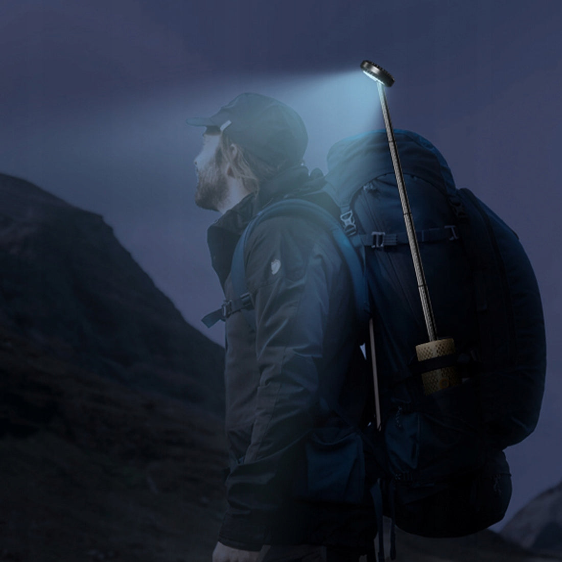 Mobile Camping Lamp with Bluetooth Speaker Portable 1Mii R7 Packaging status original