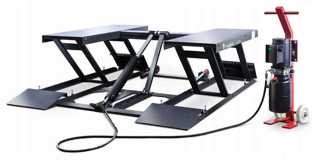 Mobile Car Scissor Lift 3T REDATS L-520 400V Vulcanization Manufacturer code 15-00-82