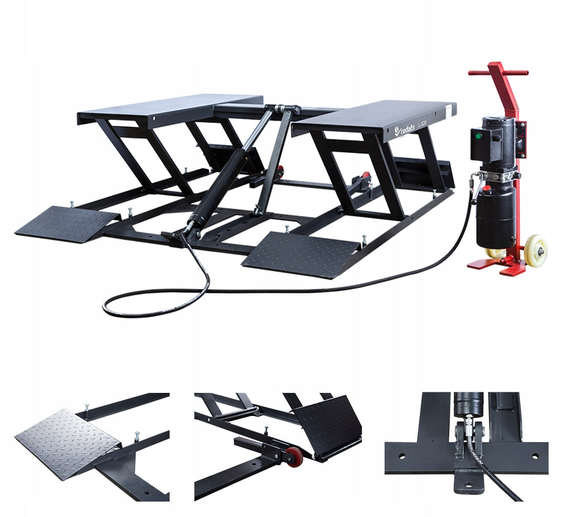 Mobile Car Scissor Lift 3T REDATS L-520 400V Vulcanization