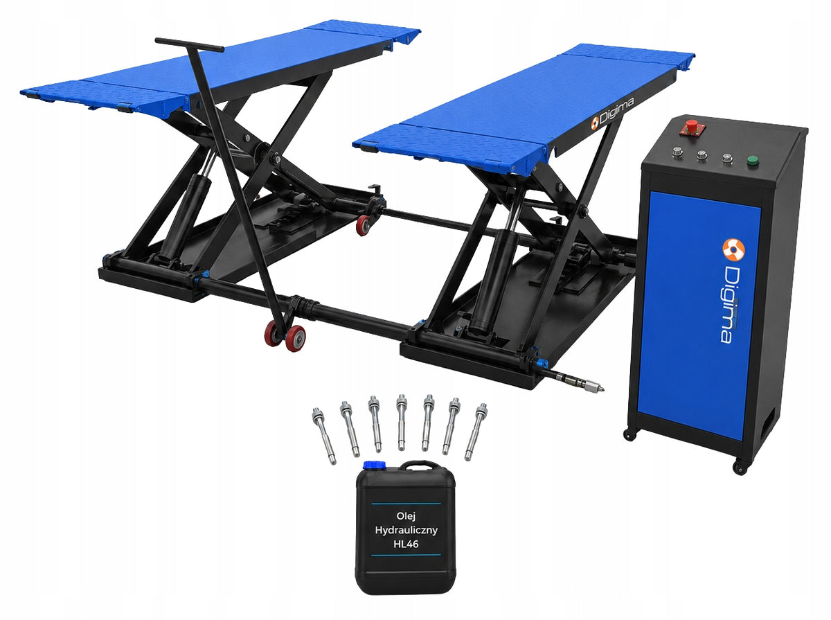 Mobile Lift 3,5t scissor TW635B pneumatic Digima
