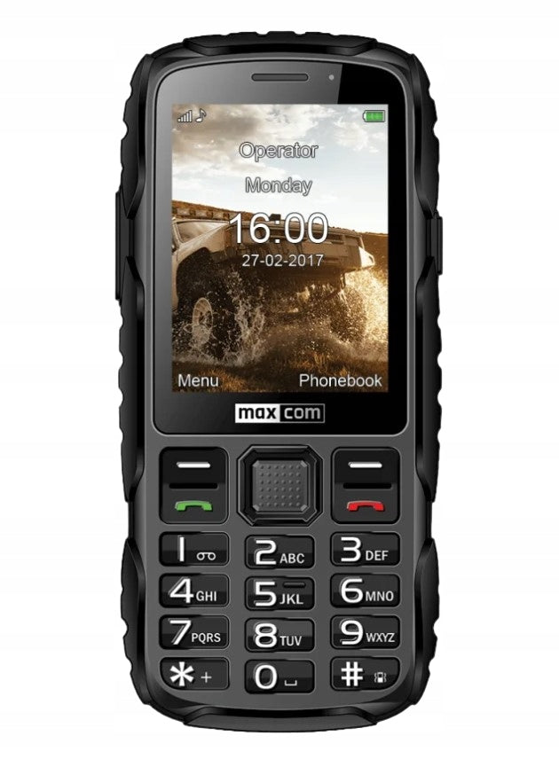 Mobile Phone MAXCOM MM 920 L Strong Black Armoured Black IP67