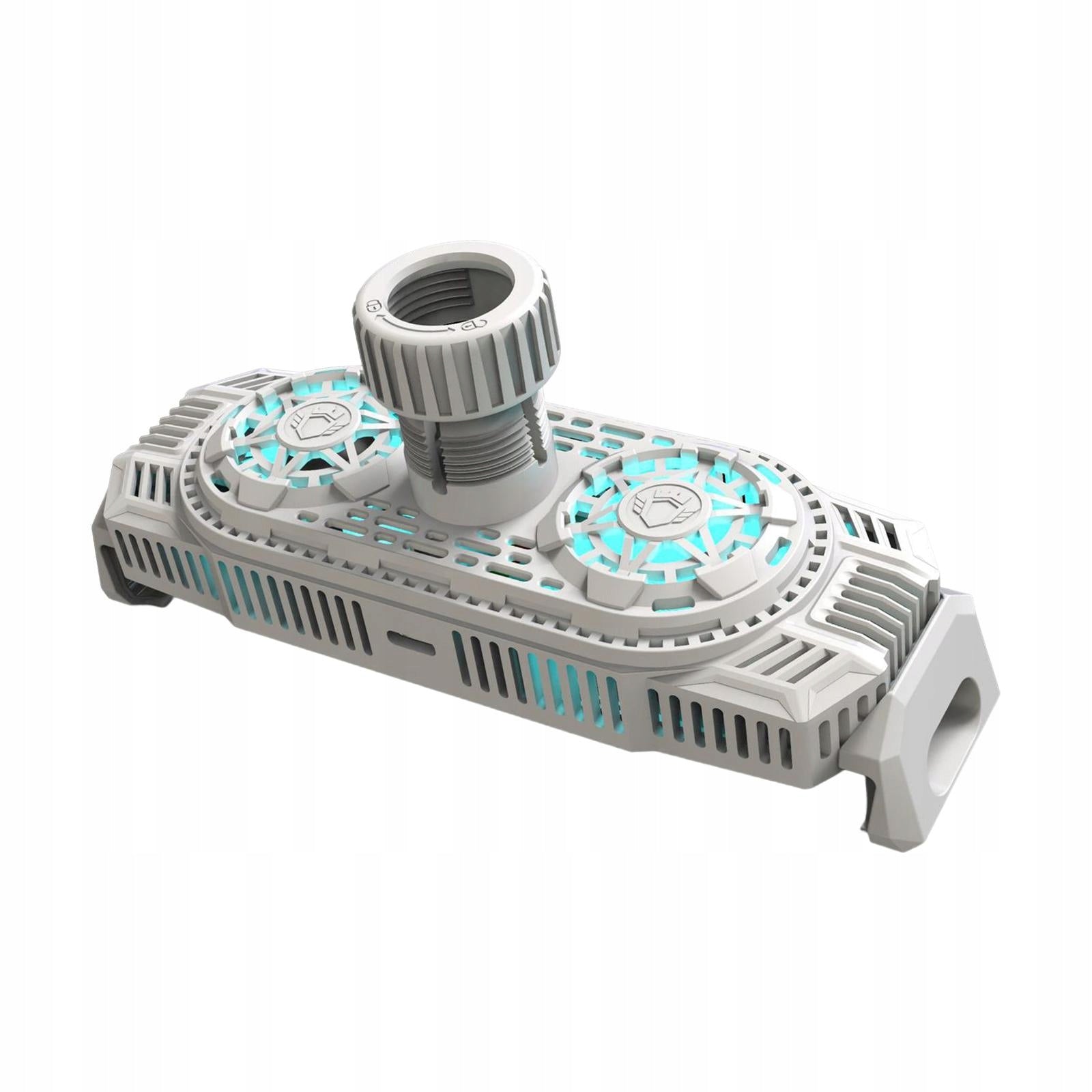Mobile Phone Radiator with Holder Dual Fans Retractable Heatsink Cell White Brand no brand