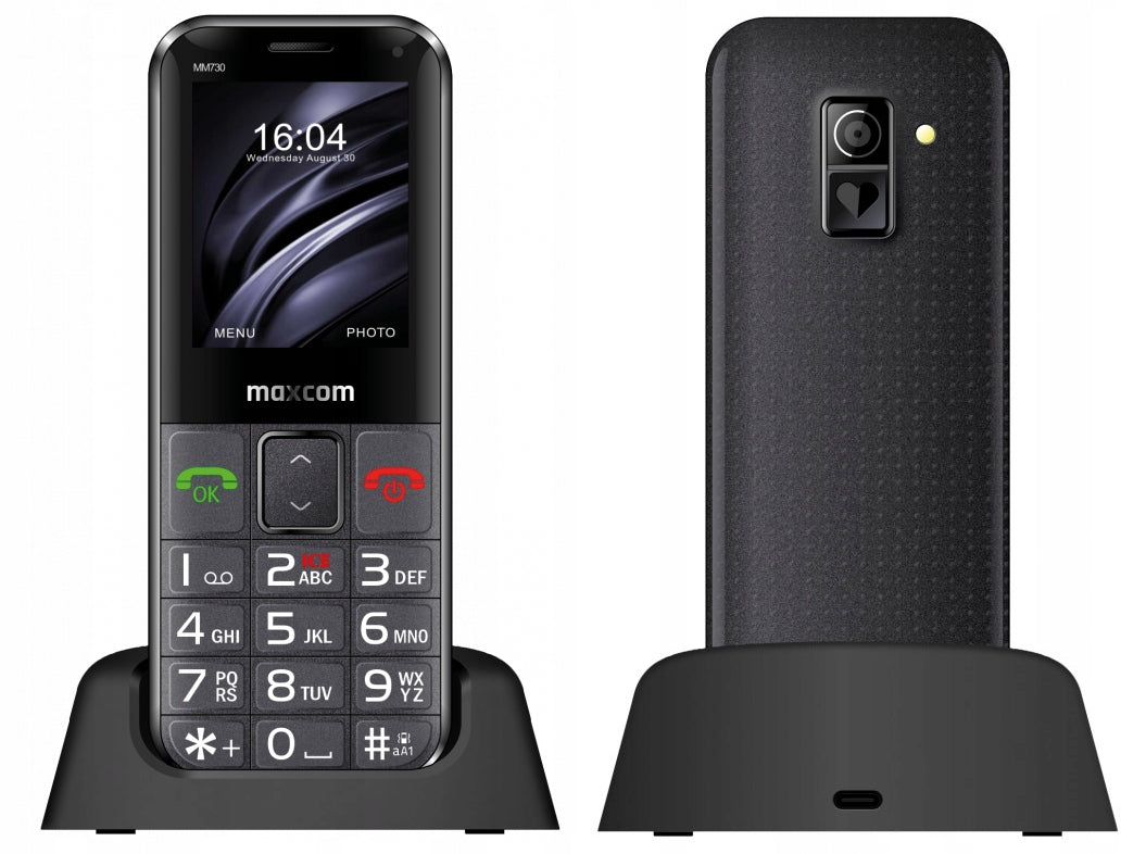 Mobile Phone for Senior MAXCOM Comfort MM730 SOS Charging Station