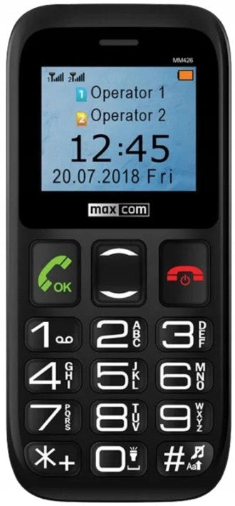 Mobile Phone for Senior Maxcom Comfort MM426 SE Black 1,7" USB-C Color black