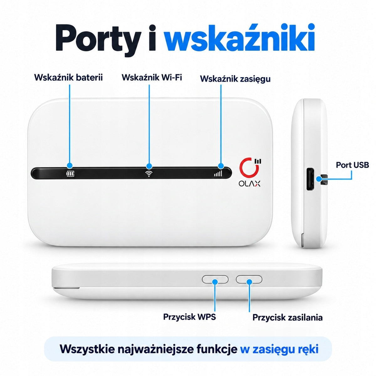 Mobile Router OLAX MT10 4G WIFI Manufacturer code MT10